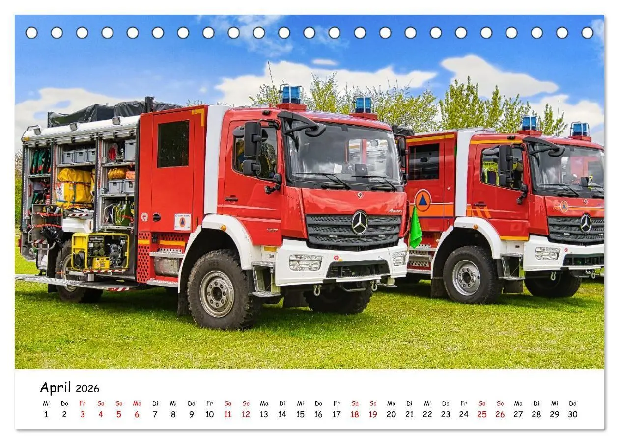 Bild: 9783516672114 | Blaulichttag, unsere Retter! (Tischkalender 2026 DIN A5 quer),...