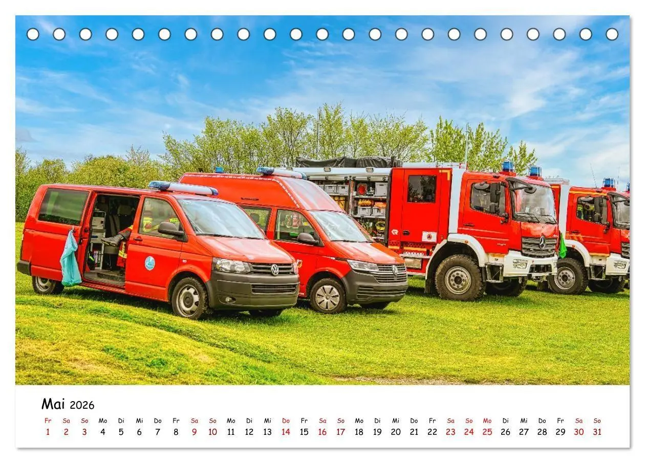 Bild: 9783516672114 | Blaulichttag, unsere Retter! (Tischkalender 2026 DIN A5 quer),...