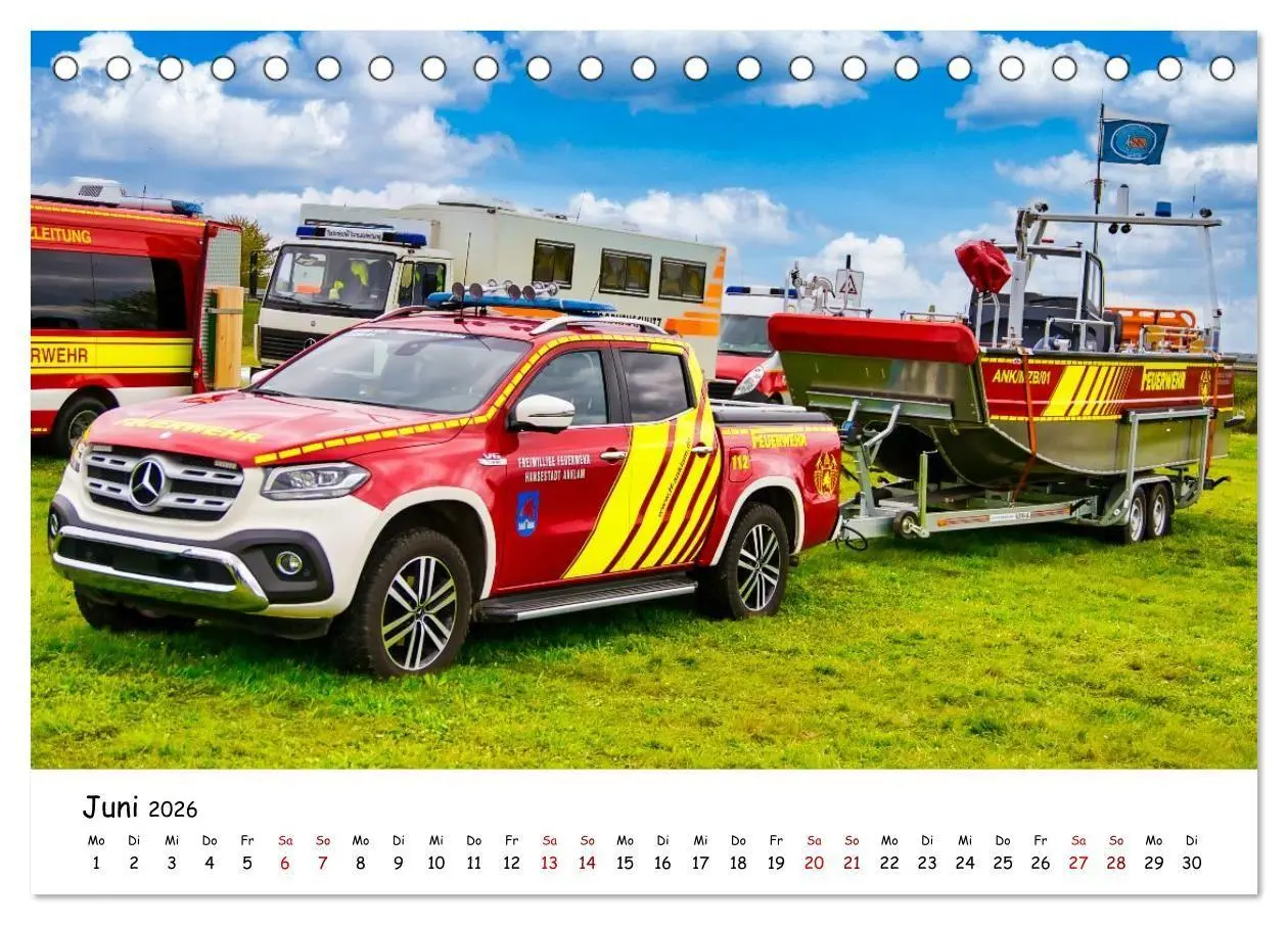 Bild: 9783516672114 | Blaulichttag, unsere Retter! (Tischkalender 2026 DIN A5 quer),...