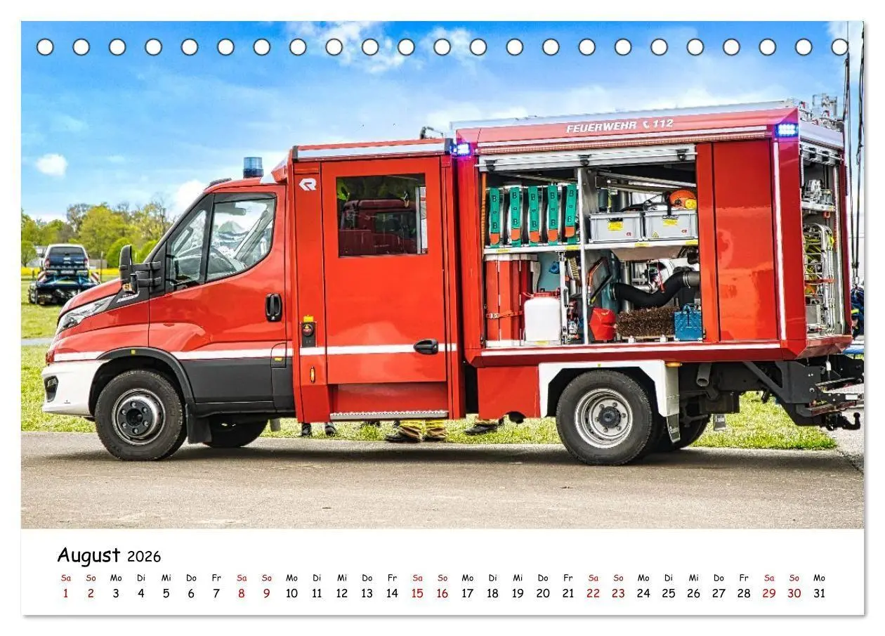 Bild: 9783516672114 | Blaulichttag, unsere Retter! (Tischkalender 2026 DIN A5 quer),...