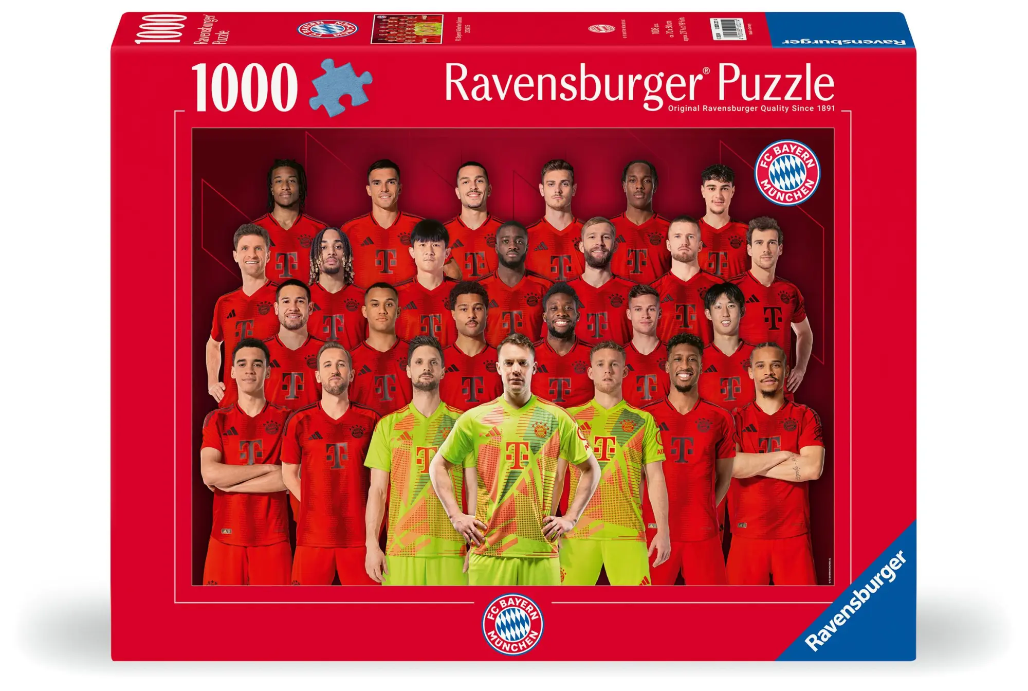 Cover: 4005555012214 | Erwachsenenpuzzle 1000 Teile - FC Bayern München Saison 2024/25 | 2024
