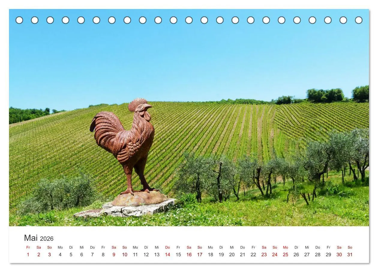 Bild: 9783457572214 | Südliche Toskana (Tischkalender 2026 DIN A5 quer), CALVENDO...
