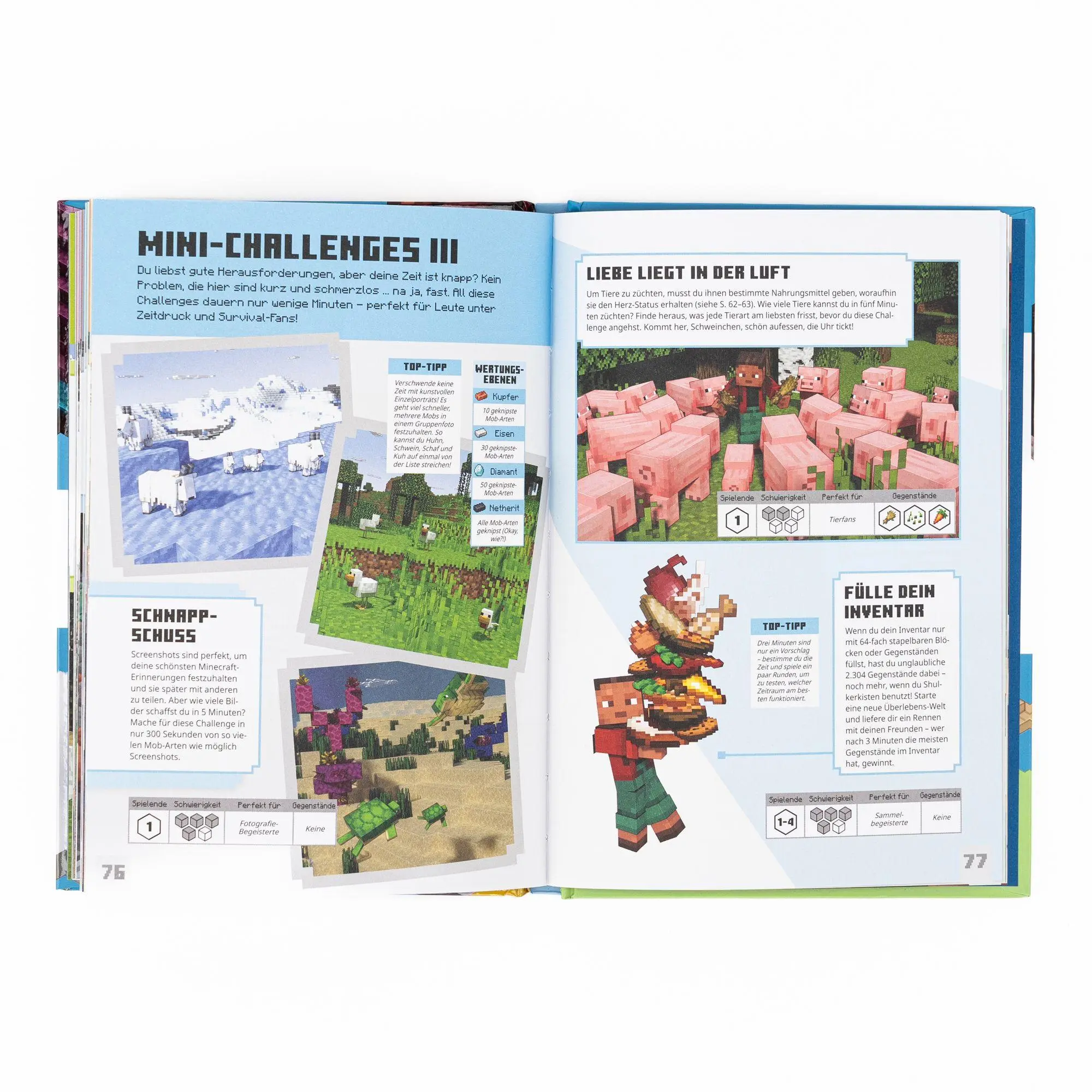Bild: 9783505152214 | Minecraft Abenteuer Challenges | Minecraft (u. a.) | Buch | 96 S.
