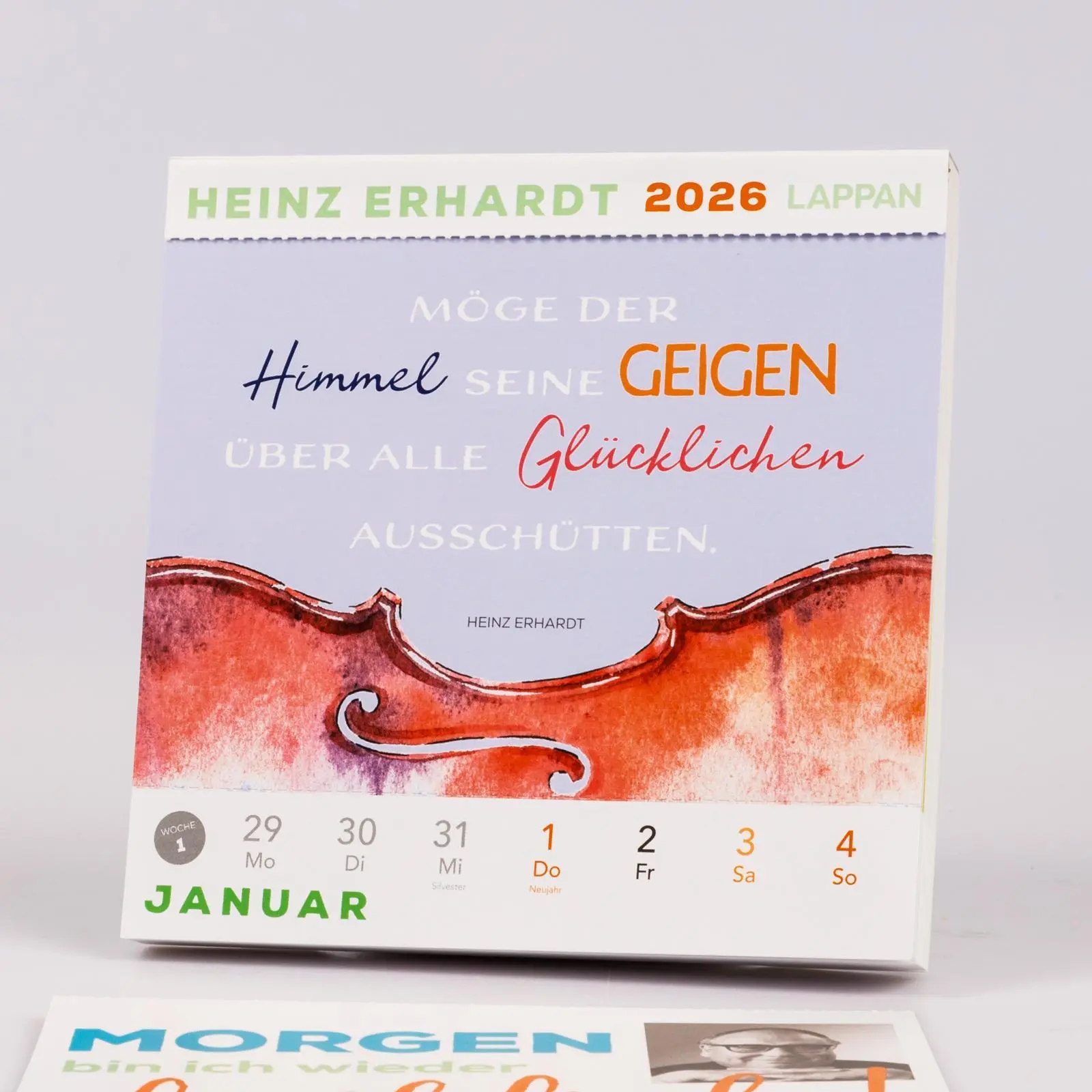 Bild: 9783830322214 | Heinz Erhardt Postkartenkalender 2026 | Heinz Erhardt | Kalender