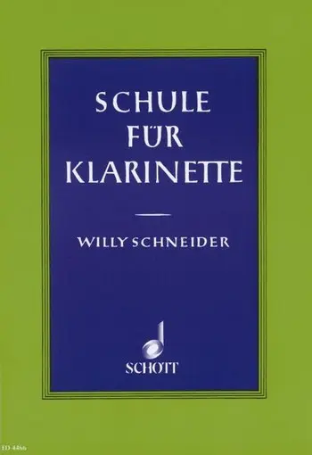 Cover: 9790001052214 | Schule Fur Clarinet | Willy Schneider | Buch | Deutsch | 1984
