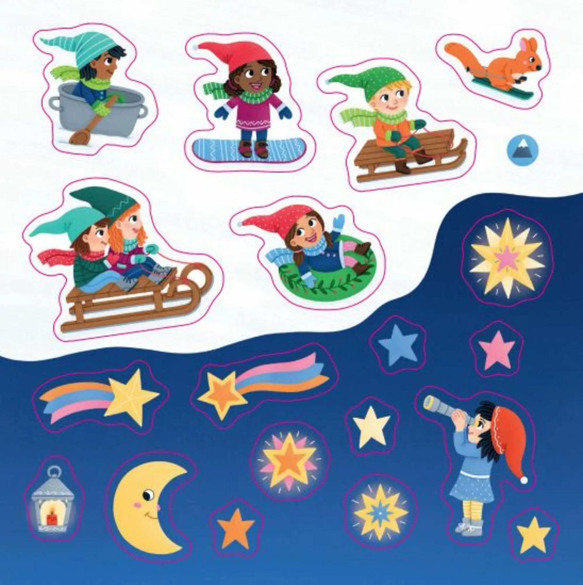 Bild: 4050003952314 | Meine Mini-Stickerwelt - Weihnachten bei den Wichteln | Ruby Warnecke