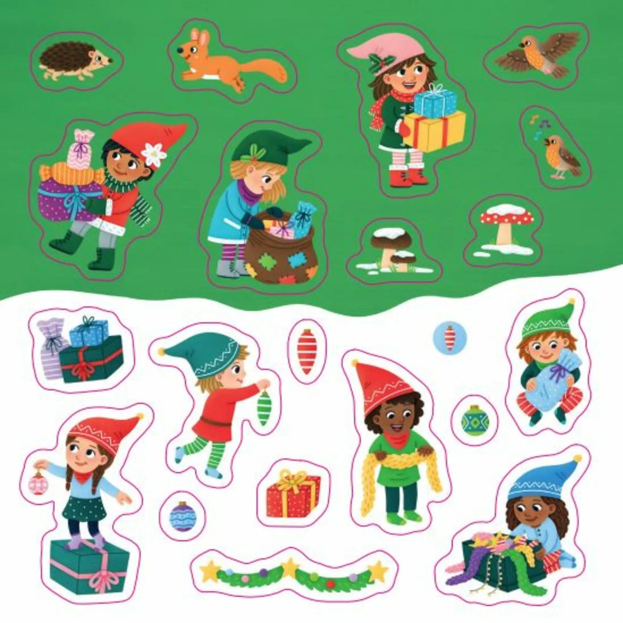 Bild: 4050003952314 | Meine Mini-Stickerwelt - Weihnachten bei den Wichteln | Ruby Warnecke