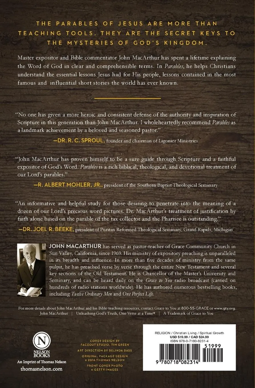 Rückseite: 9780718082314 | Parables | John F MacArthur | Taschenbuch | Kartoniert / Broschiert