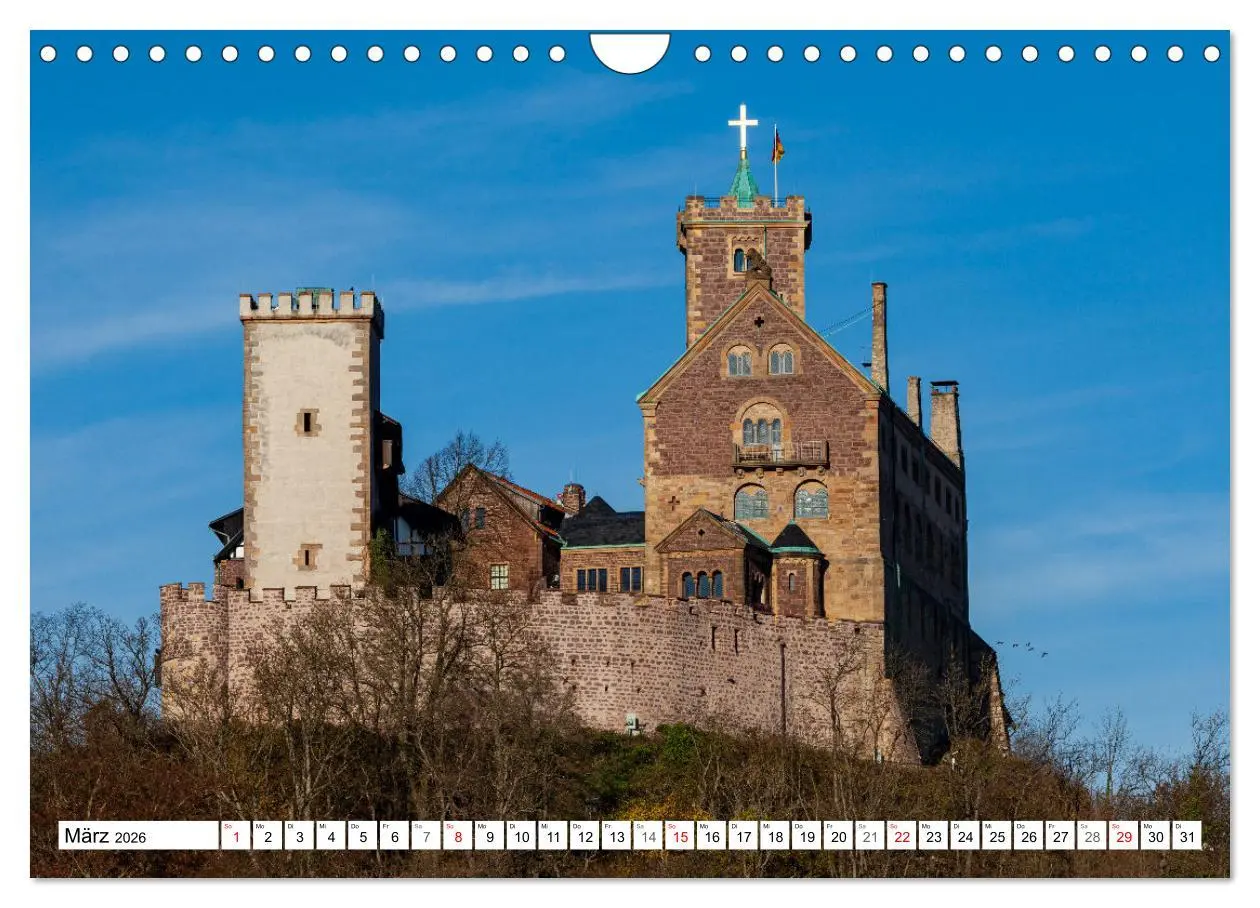 Bild: 9783457632314 | Historische Wartburg (Wandkalender 2026 DIN A4 quer), CALVENDO...