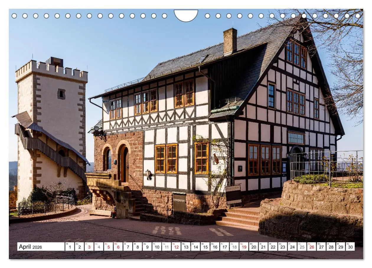 Bild: 9783457632314 | Historische Wartburg (Wandkalender 2026 DIN A4 quer), CALVENDO...