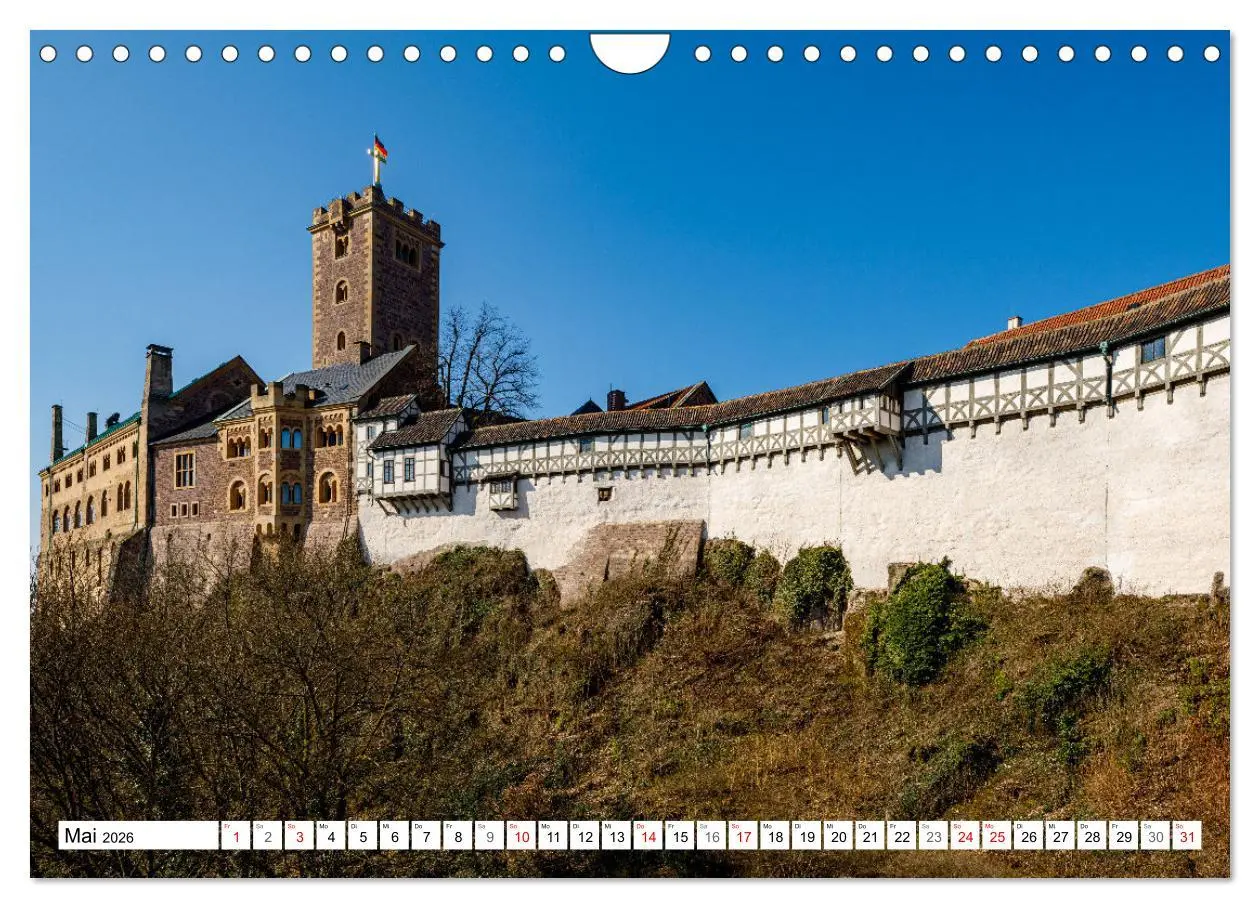 Bild: 9783457632314 | Historische Wartburg (Wandkalender 2026 DIN A4 quer), CALVENDO...