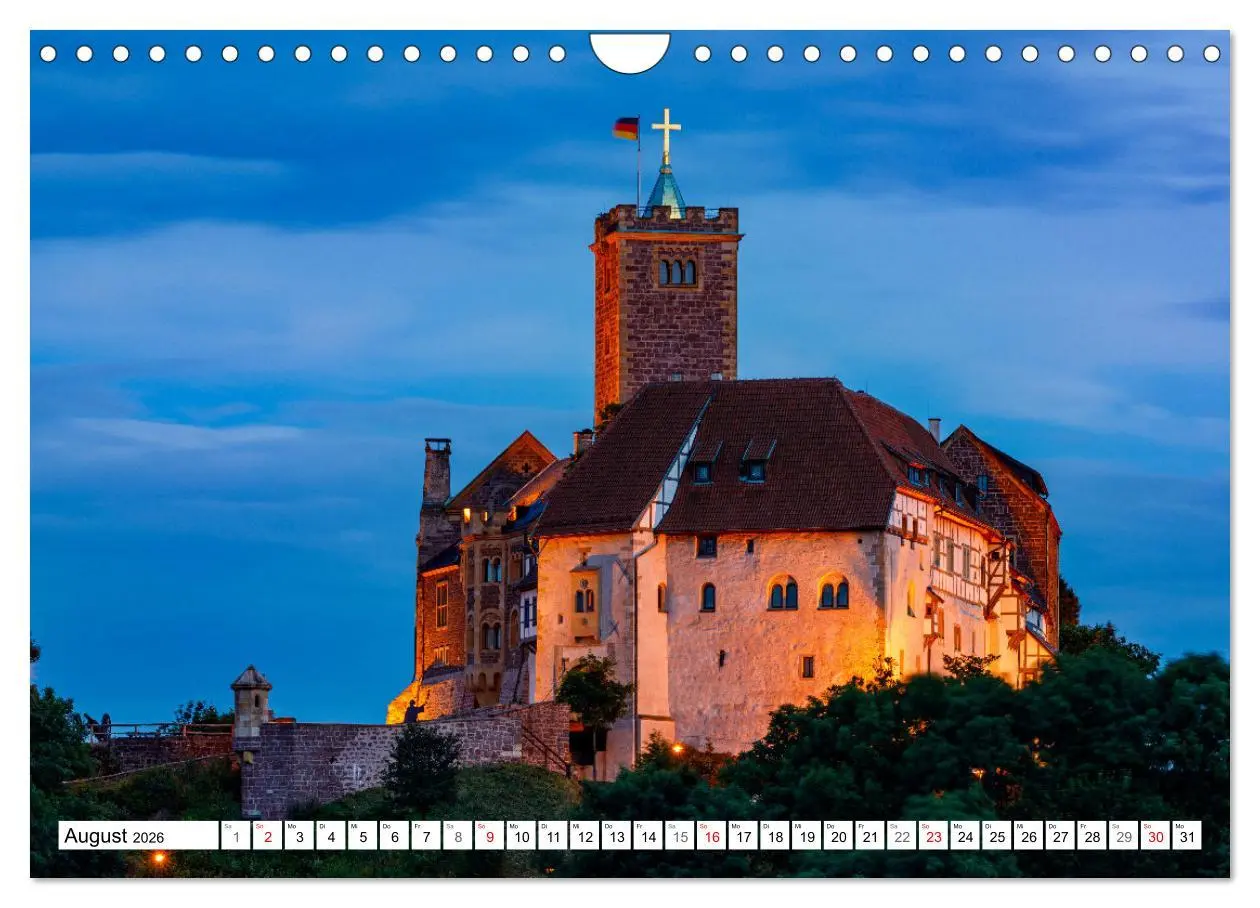 Bild: 9783457632314 | Historische Wartburg (Wandkalender 2026 DIN A4 quer), CALVENDO...