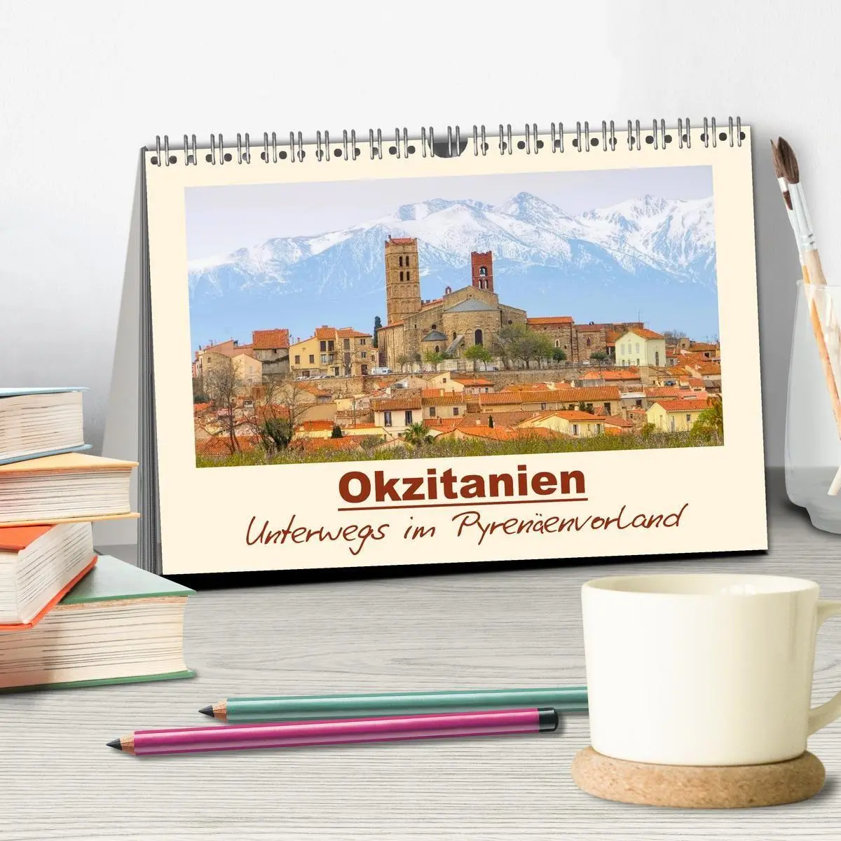 Bild: 9783457872314 | Okzitanien - Unterwegs im Pyrenäenvorland (Tischkalender 2026 DIN...