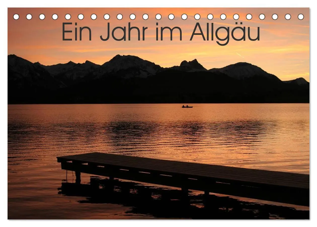 Cover: 9783516102314 | Ein Jahr im Allgäu (Tischkalender 2026 DIN A5 quer), CALVENDO...