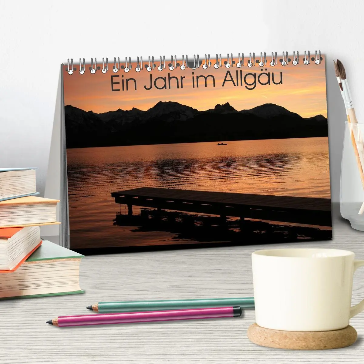 Bild: 9783516102314 | Ein Jahr im Allgäu (Tischkalender 2026 DIN A5 quer), CALVENDO...