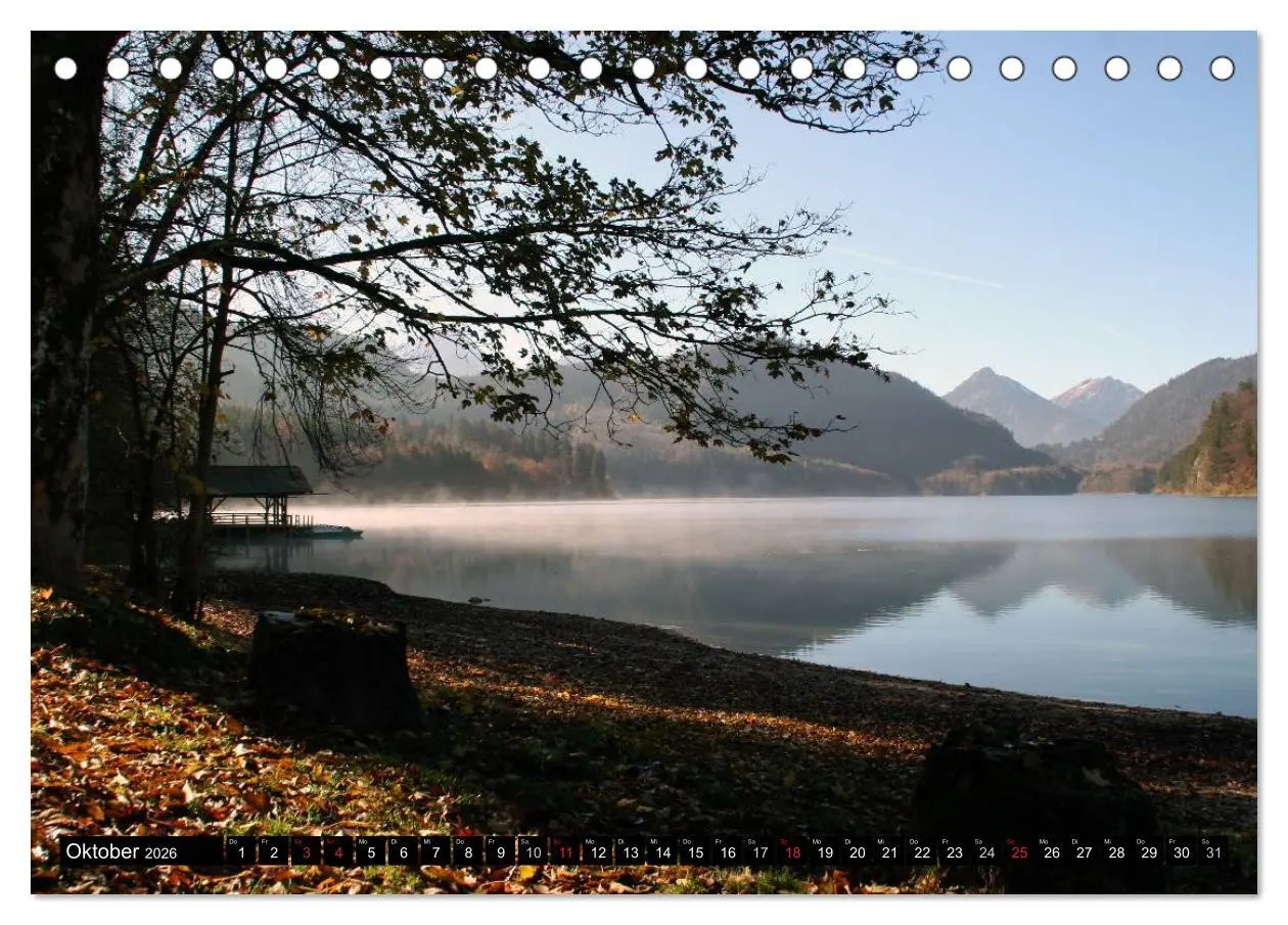 Bild: 9783516102314 | Ein Jahr im Allgäu (Tischkalender 2026 DIN A5 quer), CALVENDO...