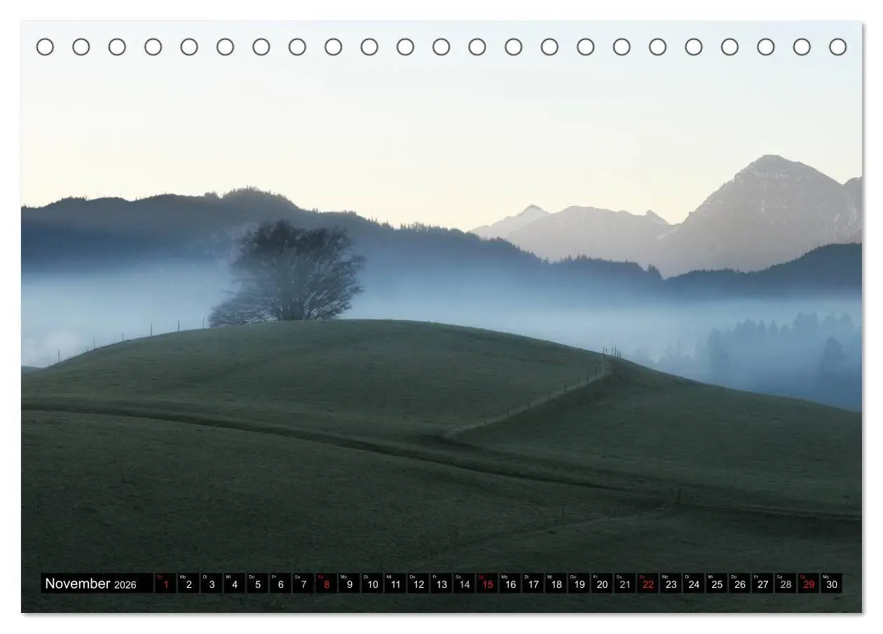 Bild: 9783516102314 | Ein Jahr im Allgäu (Tischkalender 2026 DIN A5 quer), CALVENDO...