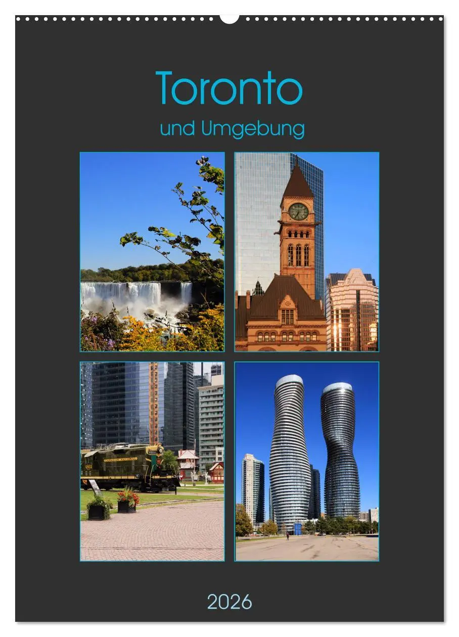 Cover: 9783516412314 | Toronto und Umgebung (Wandkalender 2026 DIN A2 hoch), CALVENDO...