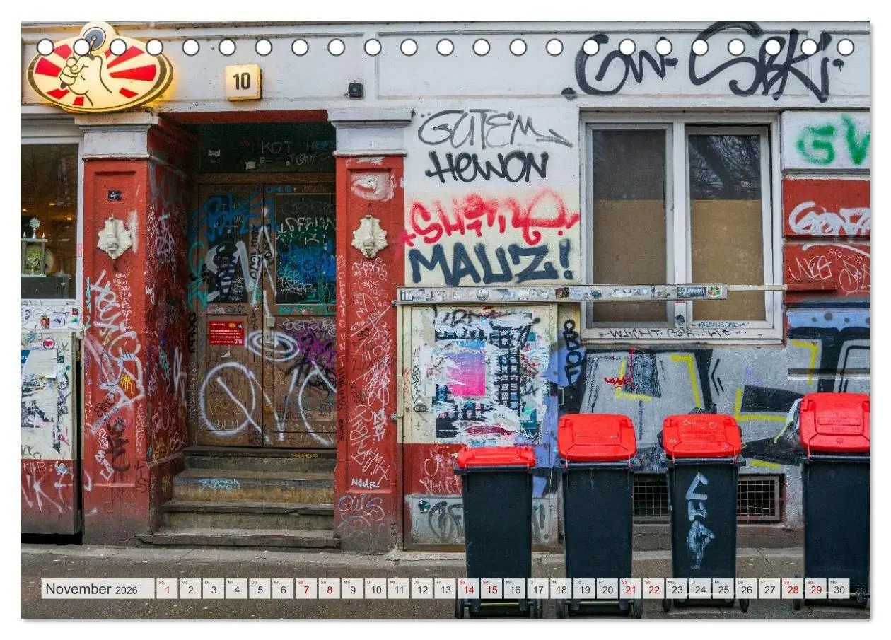 Bild: 9783516722314 | Buntes Hamburg (Tischkalender 2026 DIN A5 quer), CALVENDO...