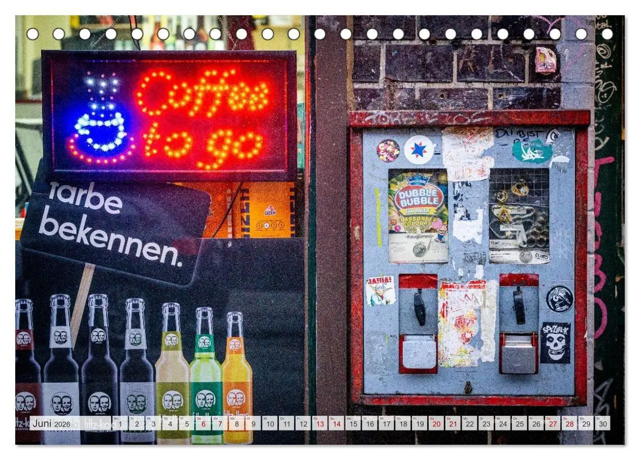 Bild: 9783516722314 | Buntes Hamburg (Tischkalender 2026 DIN A5 quer), CALVENDO...