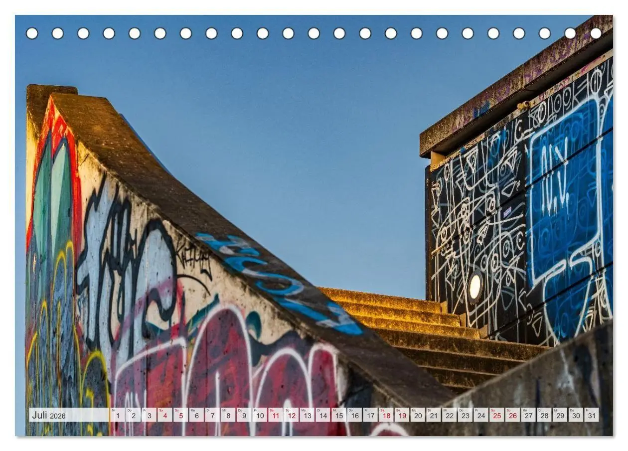 Bild: 9783516722314 | Buntes Hamburg (Tischkalender 2026 DIN A5 quer), CALVENDO...