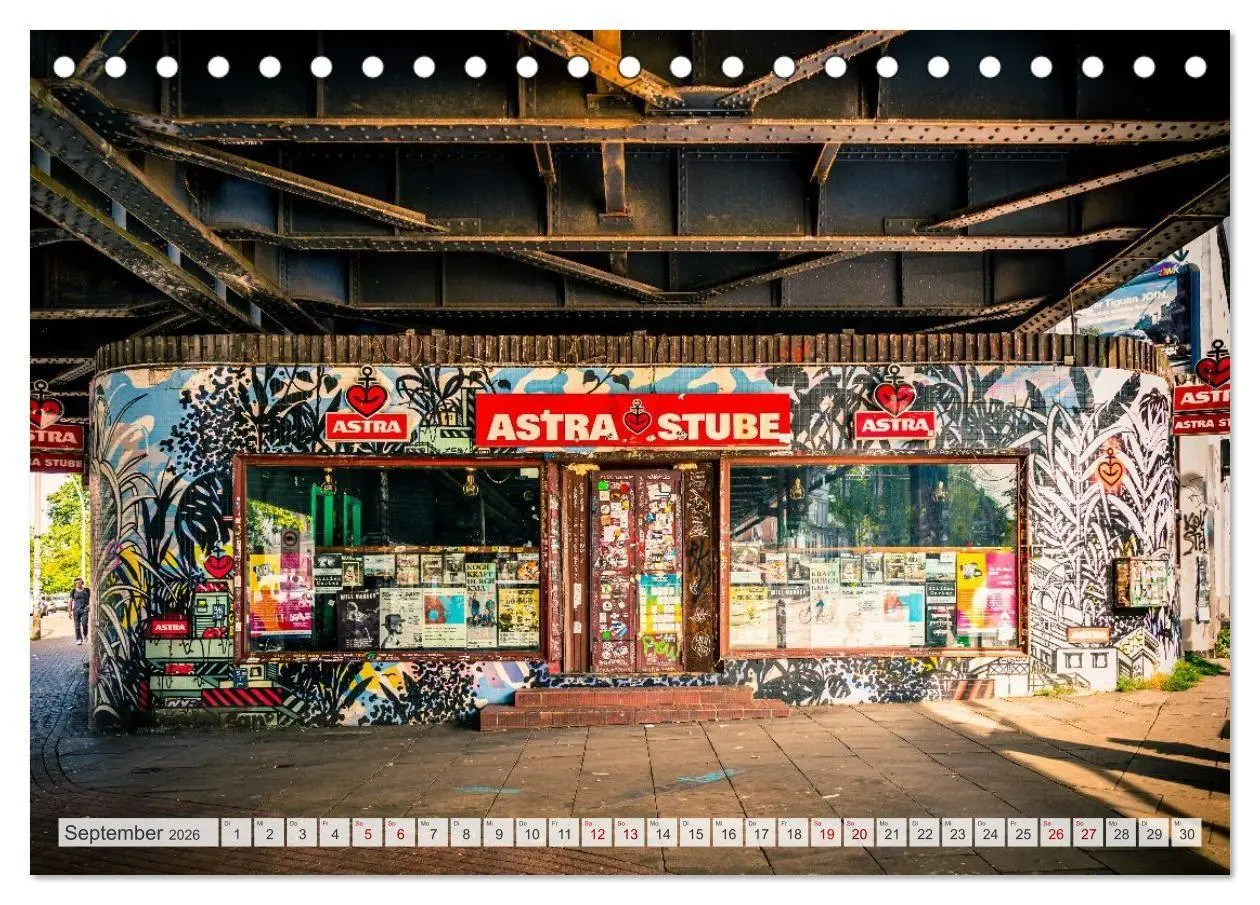Bild: 9783516722314 | Buntes Hamburg (Tischkalender 2026 DIN A5 quer), CALVENDO...