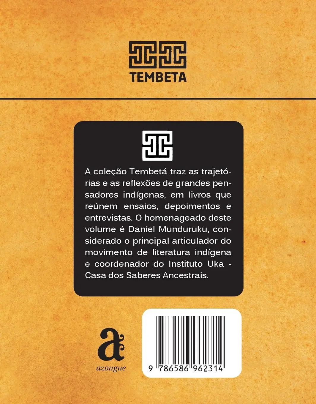Rückseite: 9786586962314 | Daniel Munduruku - Tembeta | Daniel Munduruku | Taschenbuch | 2023