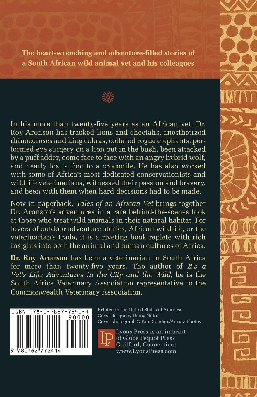 Rückseite: 9780762772414 | Tales of an African Vet | Roy Aronson | Taschenbuch | Englisch | 2011