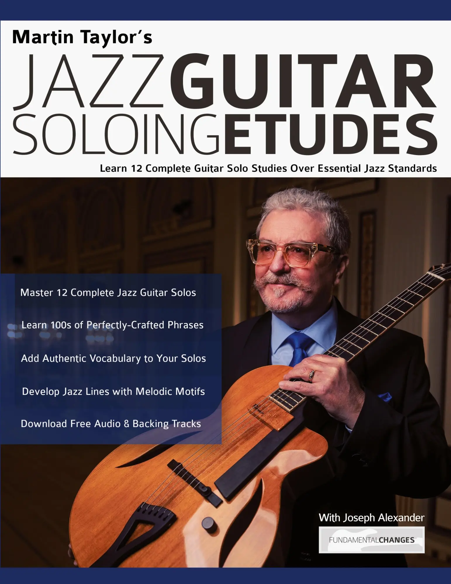 Cover: 9781789332414 | Martin Taylor's Jazz Guitar Soloing Etudes | Martin Taylor (u. a.)