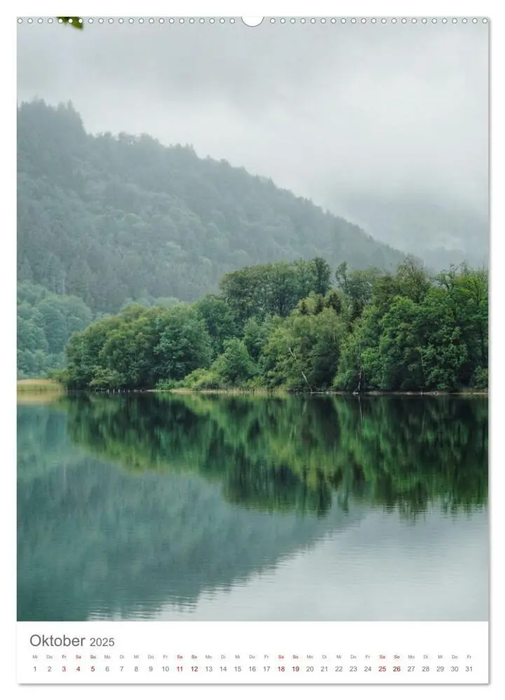 Bild: 9783435912414 | Alpenseen (Wandkalender 2025 DIN A2 hoch), CALVENDO Monatskalender