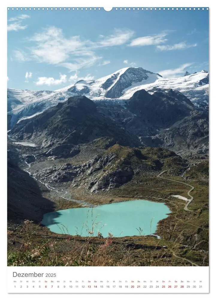 Bild: 9783435912414 | Alpenseen (Wandkalender 2025 DIN A2 hoch), CALVENDO Monatskalender