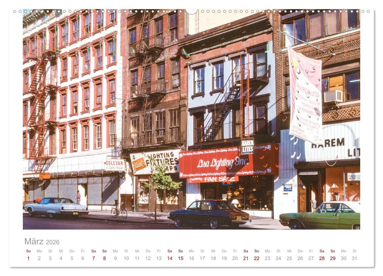 Bild: 9783457622414 | New York in 1975 (Wandkalender 2026 DIN A2 quer), CALVENDO...