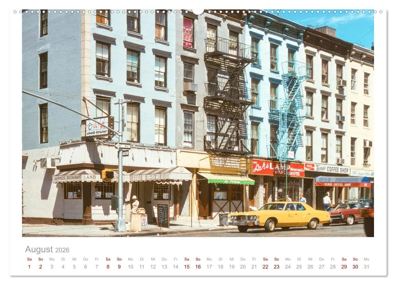 Bild: 9783457622414 | New York in 1975 (Wandkalender 2026 DIN A2 quer), CALVENDO...