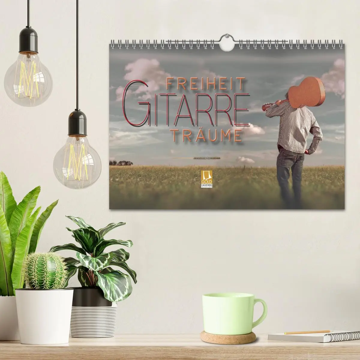 Bild: 9783457932414 | Gitarre - Freiheit Träume (Wandkalender 2026 DIN A4 quer), CALVENDO...