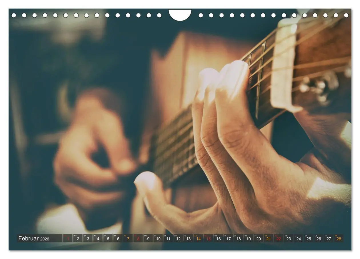 Bild: 9783457932414 | Gitarre - Freiheit Träume (Wandkalender 2026 DIN A4 quer), CALVENDO...
