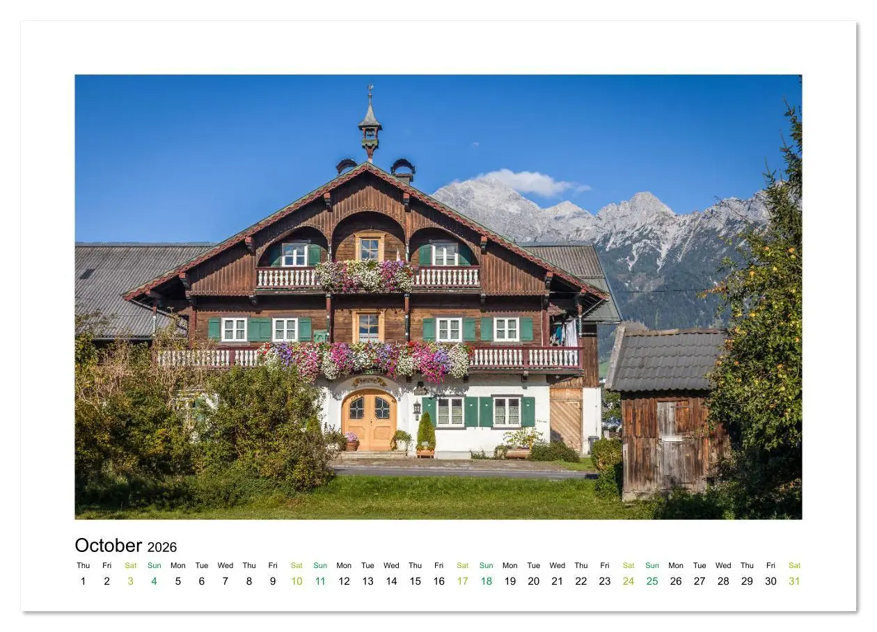 Bild: 9783516572414 | Charming Country Houses (Wall Calendar 2026 DIN A3 landscape),...