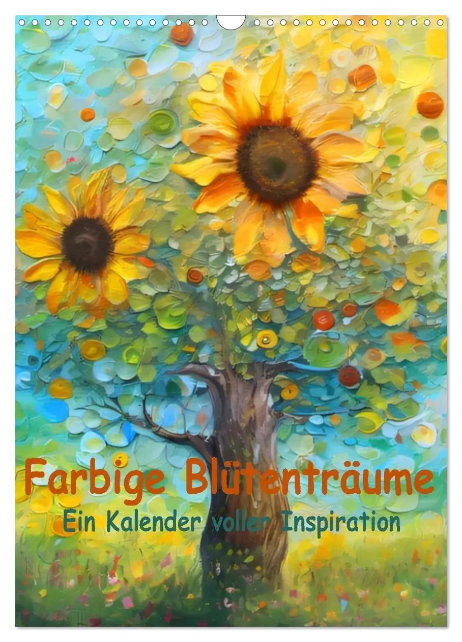 Cover: 9783516712414 | Farbige Blütenträume - Ein Kalender voller Inspiration...