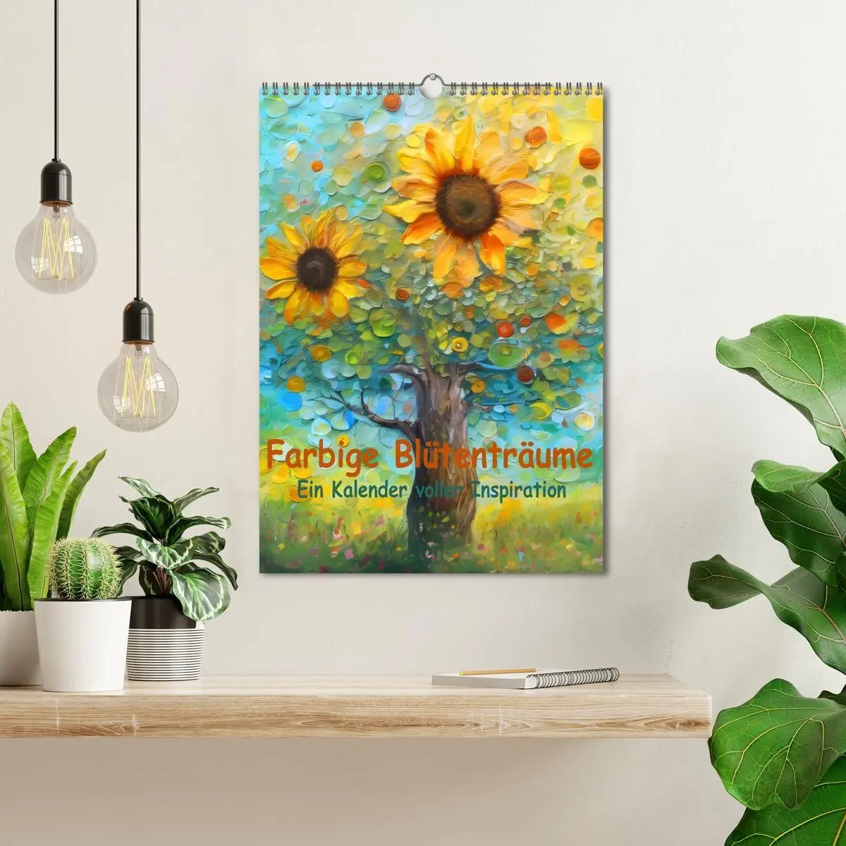 Bild: 9783516712414 | Farbige Blütenträume - Ein Kalender voller Inspiration...