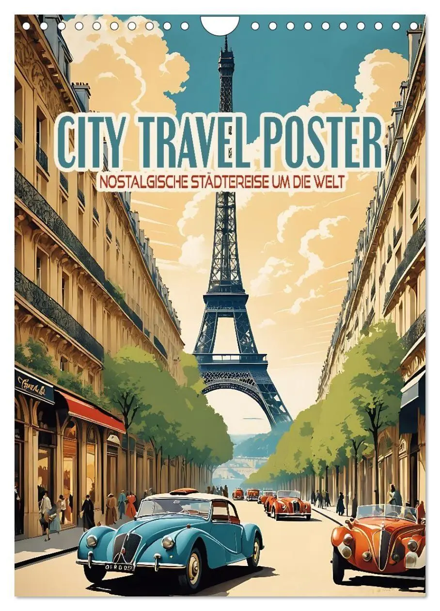 Cover: 9783516952414 | City Travel Poster - nostalgische Städtereise um die Welt...