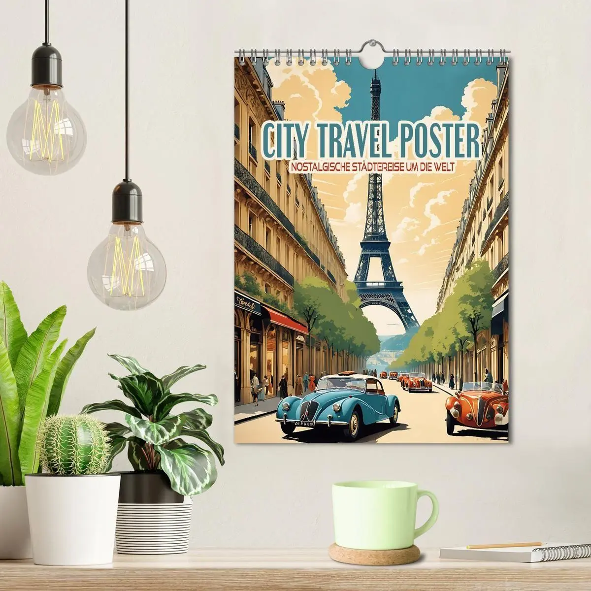 Bild: 9783516952414 | City Travel Poster - nostalgische Städtereise um die Welt...
