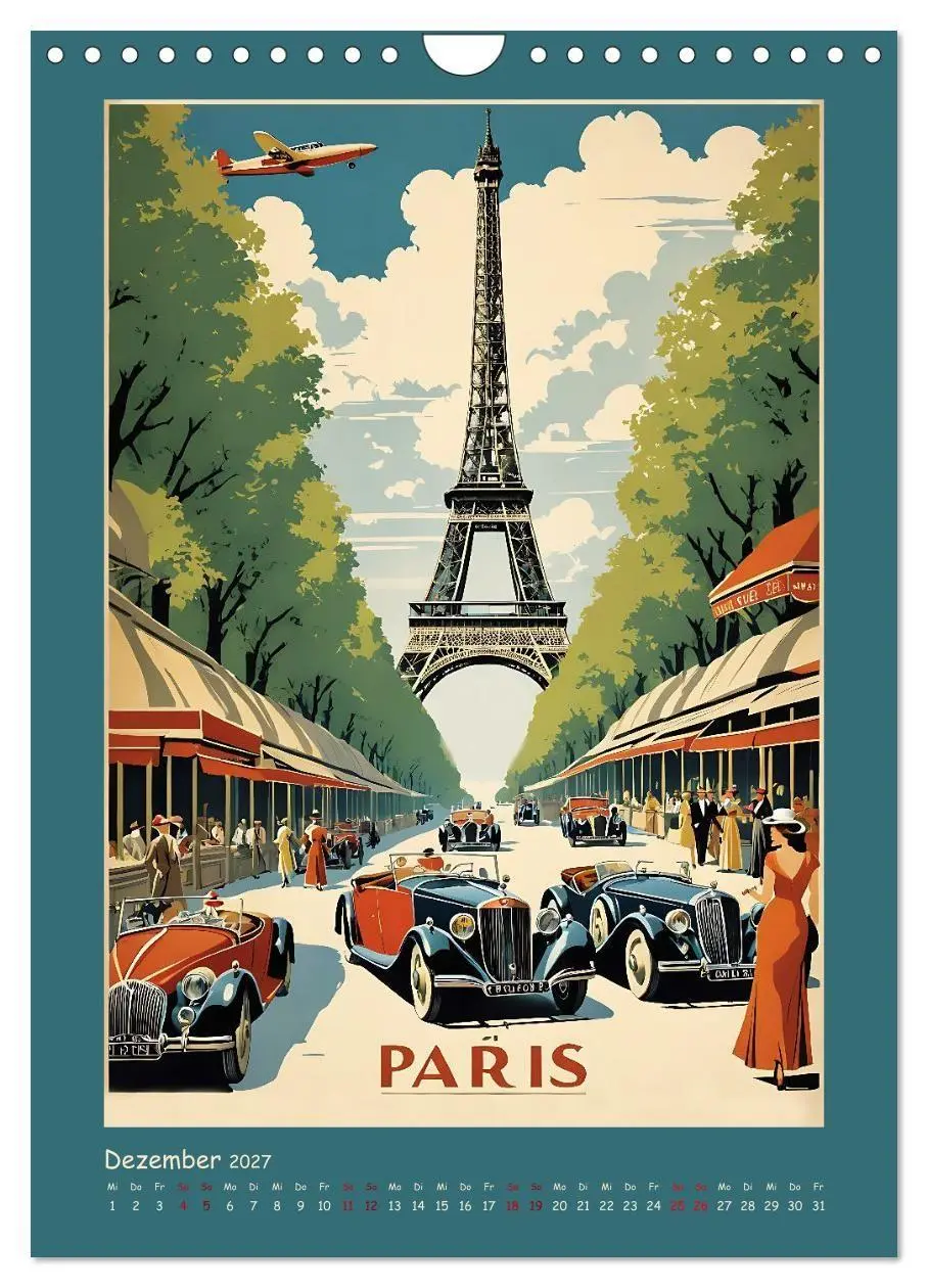 Bild: 9783516952414 | City Travel Poster - nostalgische Städtereise um die Welt...
