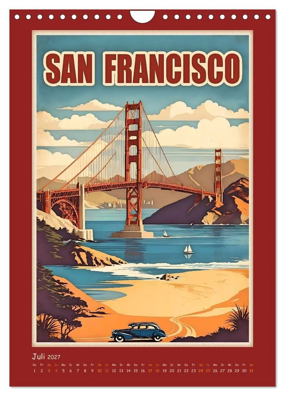 Bild: 9783516952414 | City Travel Poster - nostalgische Städtereise um die Welt...