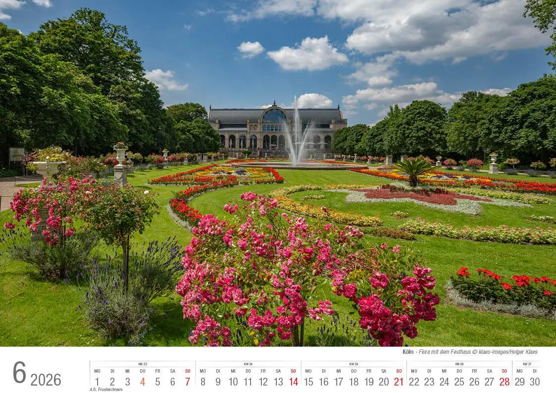 Bild: 9783965352414 | Köln 2026 Bildkalender A4 quer, spiralgebunden | Holger Klaes | 2026