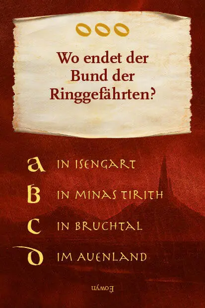 Bild: 4260478342514 | Kartenspiel: Das inoffizielle Quiz für Herr der Ringe-Fans | Eckrich