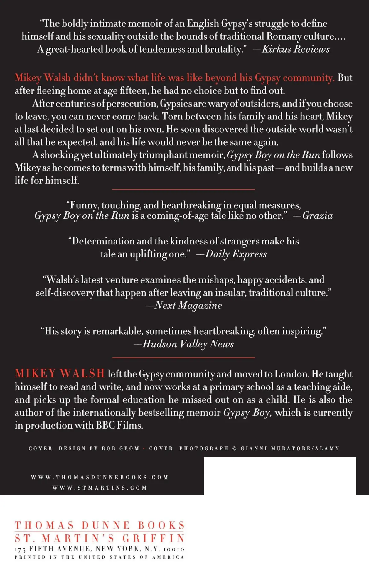 Rückseite: 9781250042514 | GYPSY BOY ON THE RUN | Mikey Walsh | Taschenbuch | Englisch | 2014