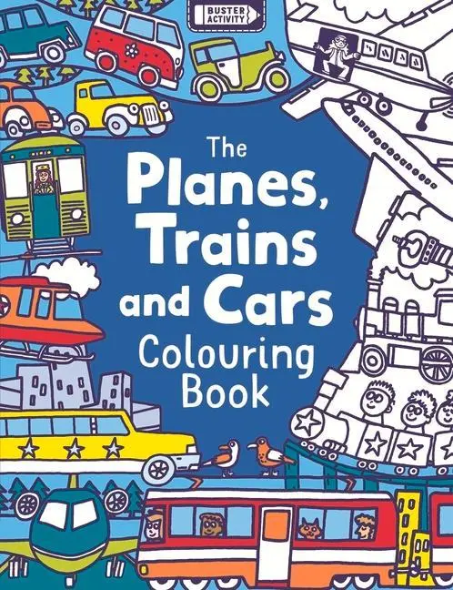 Cover: 9781780552514 | The Planes, Trains And Cars Colouring Book | Chris Dickason | Buch