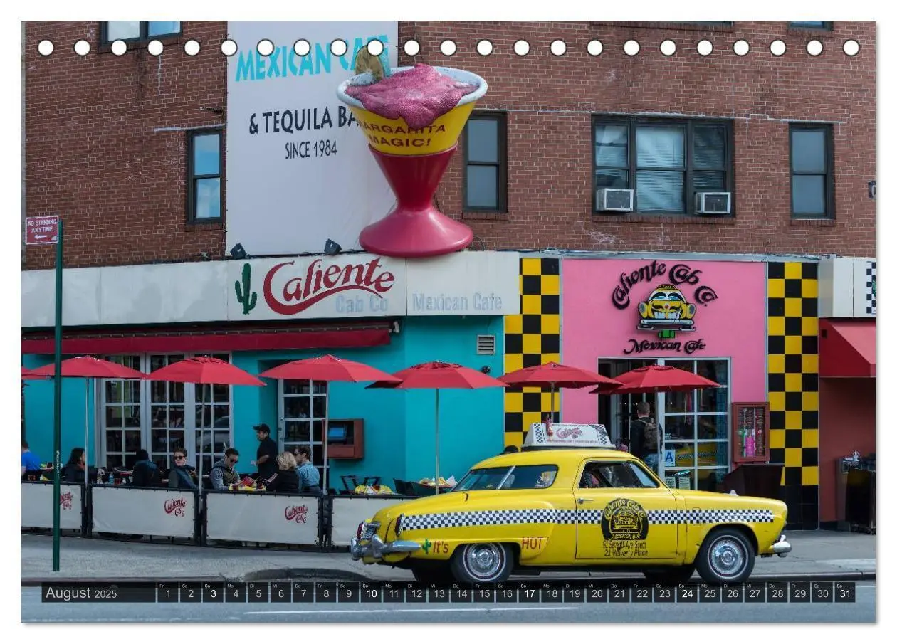 Bild: 9783435762514 | New York (Tischkalender 2025 DIN A5 quer), CALVENDO Monatskalender