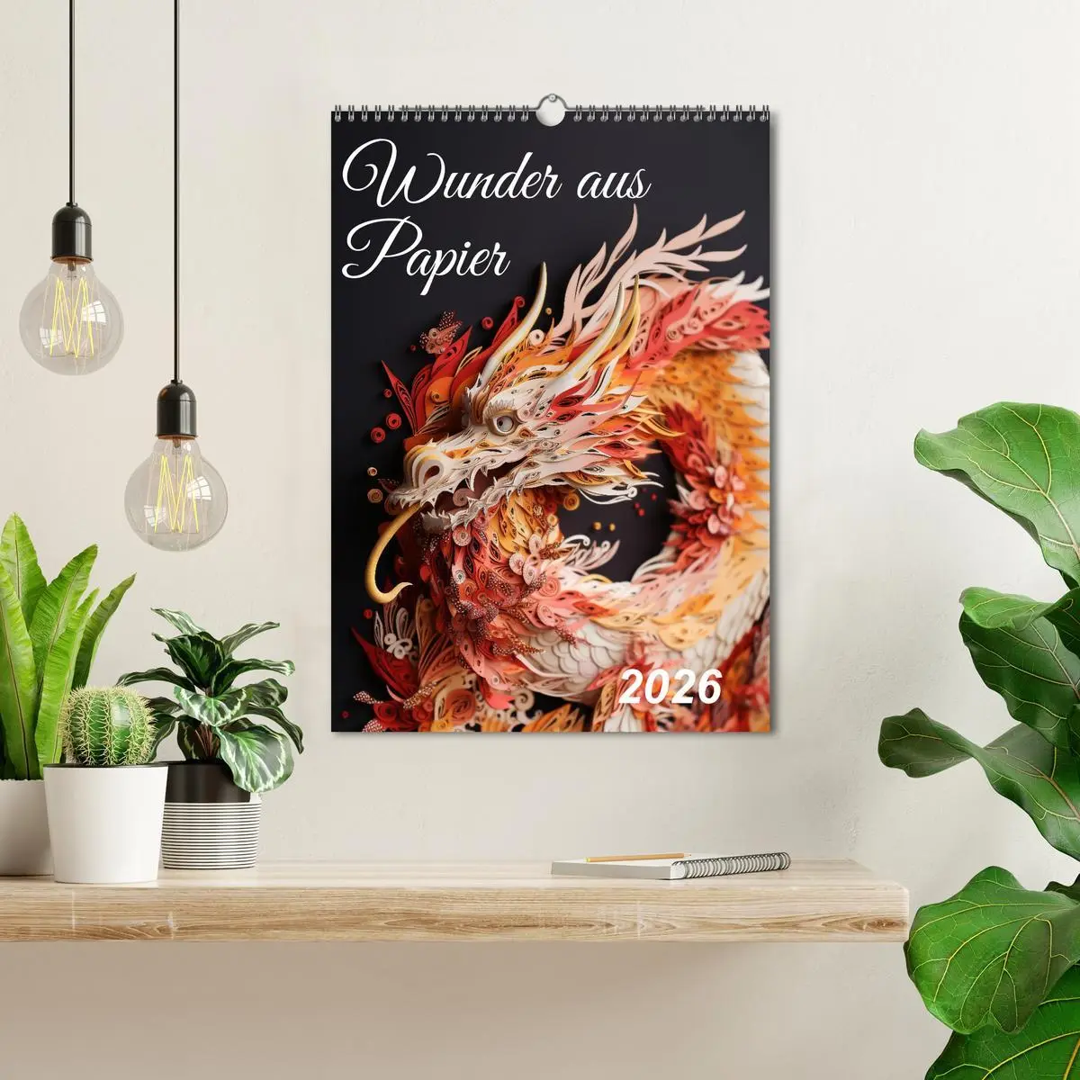 Bild: 9783516322514 | Wunder aus Papier (Wandkalender 2026 DIN A3 hoch), CALVENDO...