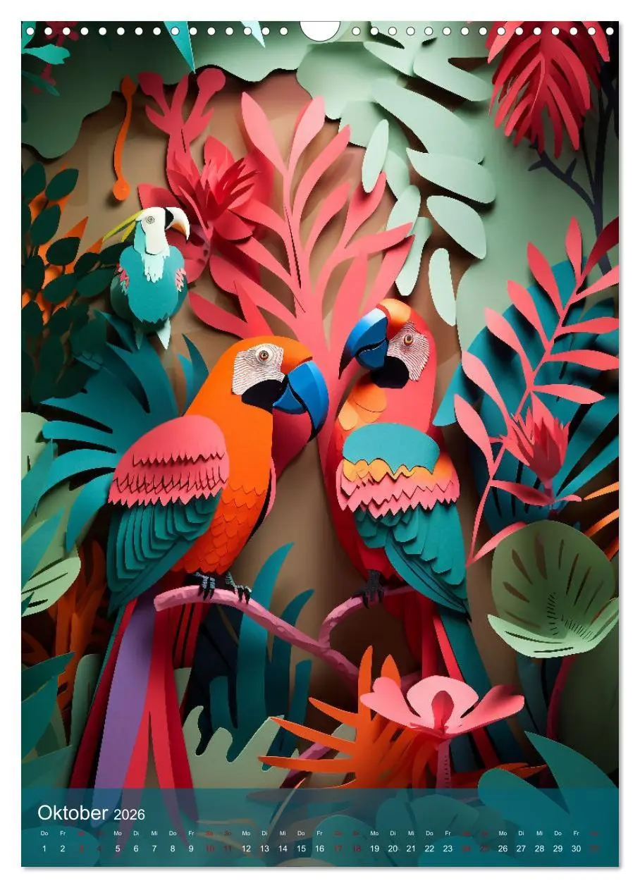 Bild: 9783516322514 | Wunder aus Papier (Wandkalender 2026 DIN A3 hoch), CALVENDO...