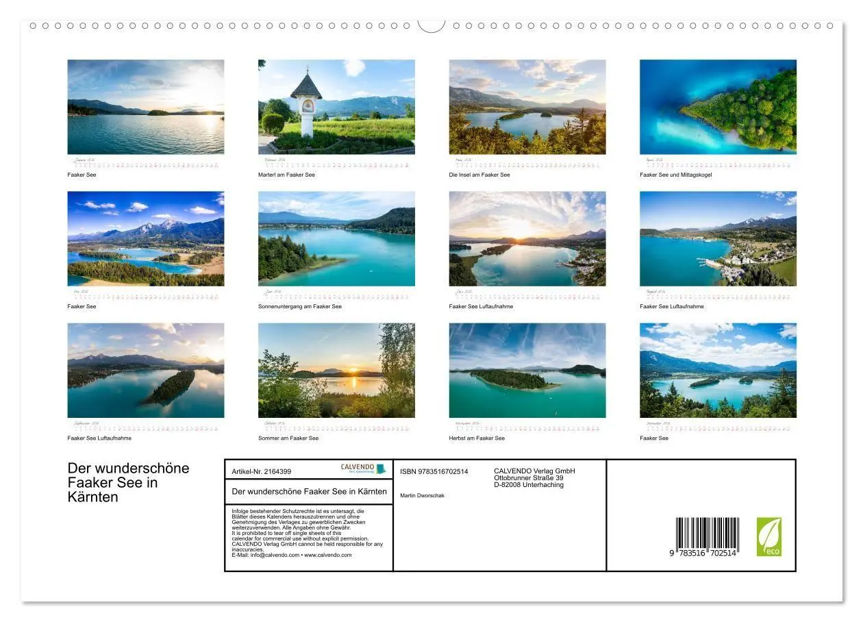 Bild: 9783516702514 | Der wunderschöne Faaker See in Kärnten (hochwertiger Premium...
